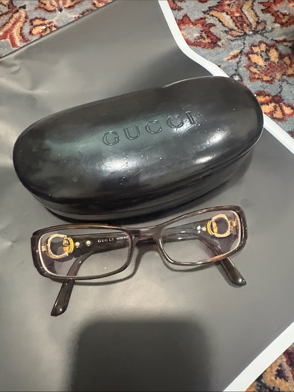 Gucci Tortoise Gucci Glasses Eyeglasses Frames Vintage